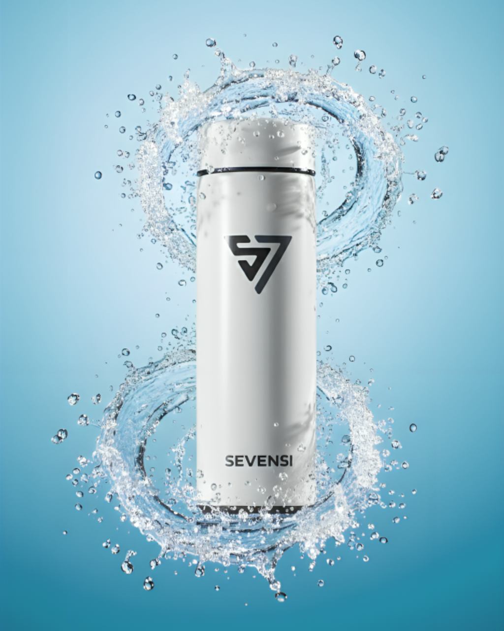 Premium Digital Temperature Display Water Bottle Steel Vacuum Insulated