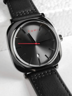 TOMI T-084 Men's Watch Quartz Date Leather Straps Sevensi