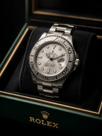 Nautical Master Rotating Bezel Watch Silver Sunray Dial | Sport Steel Bracelet